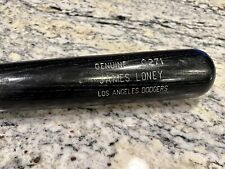 Game Used JAMES LONEY Signed Rookie Era Cracked Bat AUTO Los Angeles LA Dodgers picture