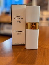 Vintage CHANEL No 22 Spray Cologne 1.7 fl oz 50ml with Original Box picture