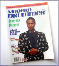 MODERN DRUMMER - March 1991 - JONATHAN MOFFETT - Michael Jackson - Madonna picture