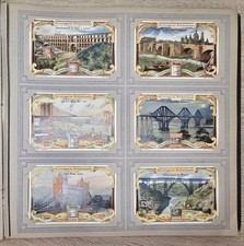 Liebig Collectible Pictures Superb Bridge Buildings Complete Set 6 Cards Circ... picture