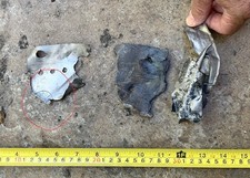 Three titanium hull relics from the crashsite of SR-71 No. 61-7 970 Lot 1157 picture