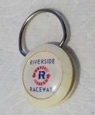 Vintage Riverside Raceway California Keychain / Raincross Square Convention Cen picture