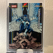 Topps 2026 Topps Chrome Marvel Sapphire Archangel #105 Serial Numbered 09/10 picture